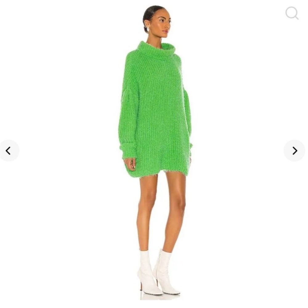 Free People Oasis Tunic Pullover Extra Small XS Style OB1176755 Green Energy